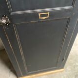 Bonnetière armoire parisienne noire