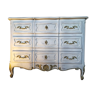 Patinated royal chest of drawers Louis XV style