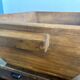 Large vintage wooden dough trough – 65 × 50 cm