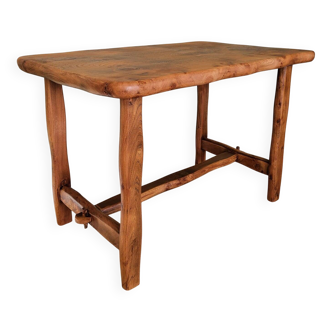 Table basse vintage en bois massif