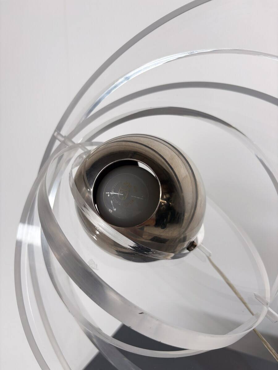 Satellite Table Lamp by Yonel Lebovici, 1969