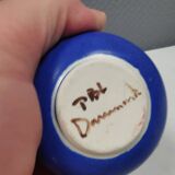 Two beautiful small vases by Preben Brandt Larsen (PBL) Denmark 1980s