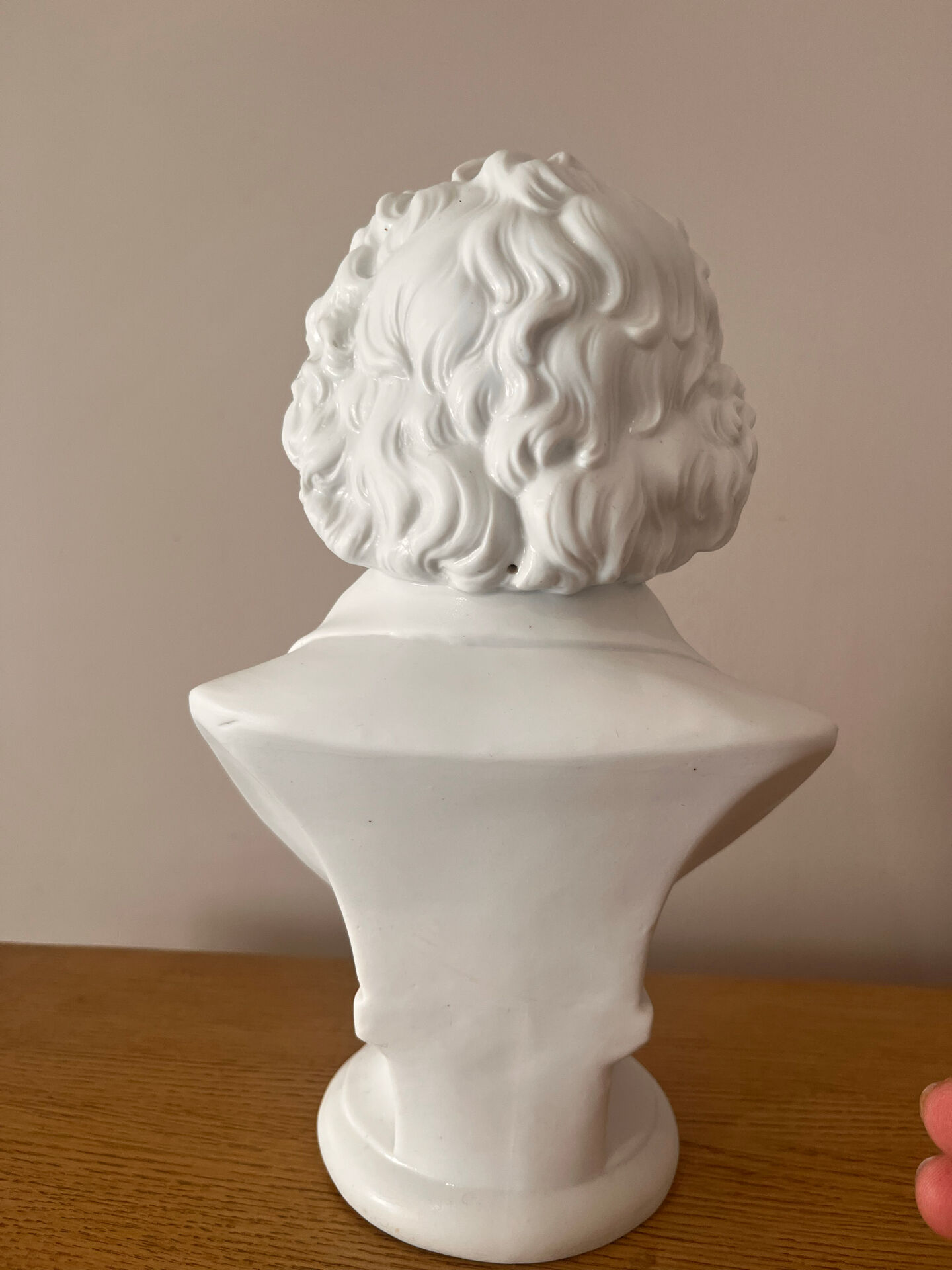 Beethoven bust in porcelain