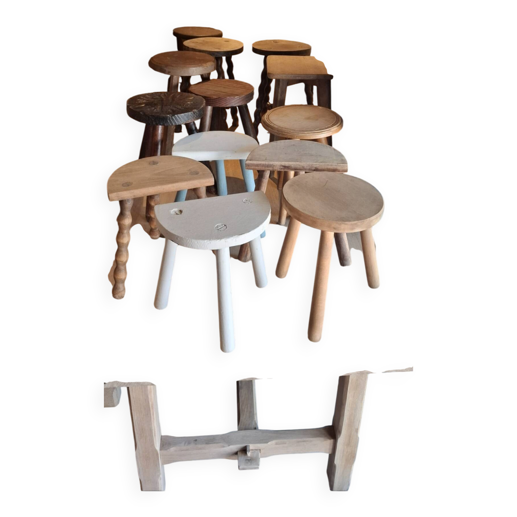 Set of 13 stools