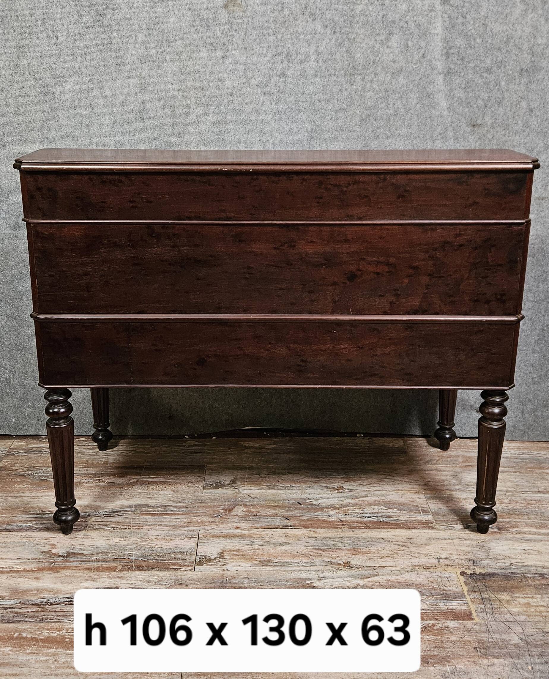 Bureau ancien à cylindre – époque Louis-Philippe / XIXe siècle