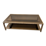Belgo Chrom fine gold 23ct coffee table from the 70s