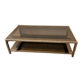 Belgo Chrom fine gold 23ct coffee table from the 70s