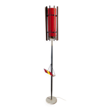 Vistosi Mid-Century Modern "Incamiciato" Murano Glass Italian Floor Lamp,50