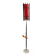 Vistosi Mid-Century Modern "Incamiciato" Murano Glass Italian Floor Lamp,50