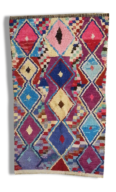 Carpet boucherouite, 220 x 140