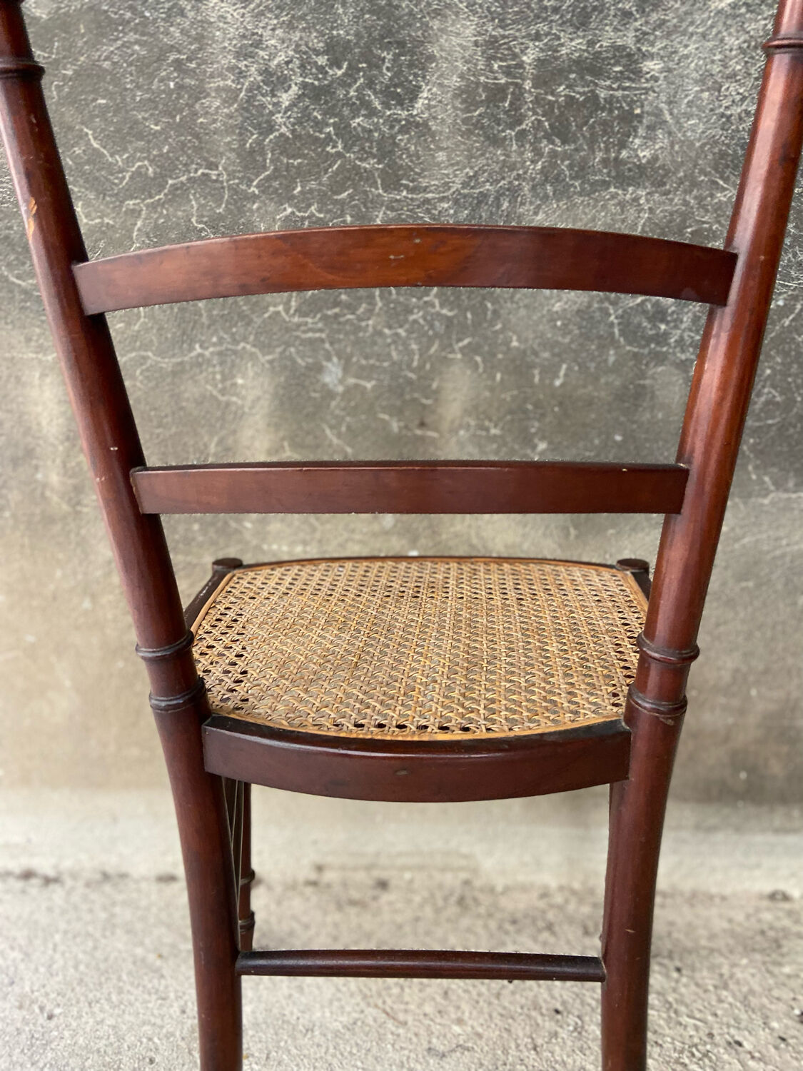 Old chair canned