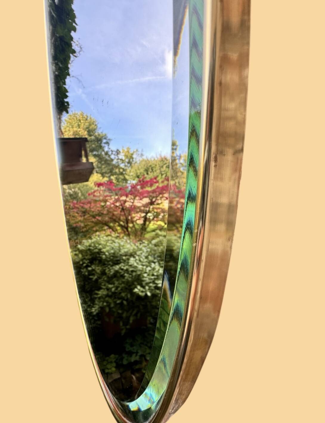 Vintage Rockabilly Mirror 1950