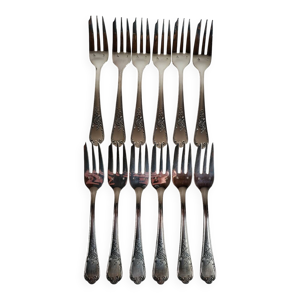 12 Fourchettes à dessert
