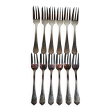 12 silver-plated dessert forks Guildar