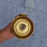 Neoclassical bronze wall lamp