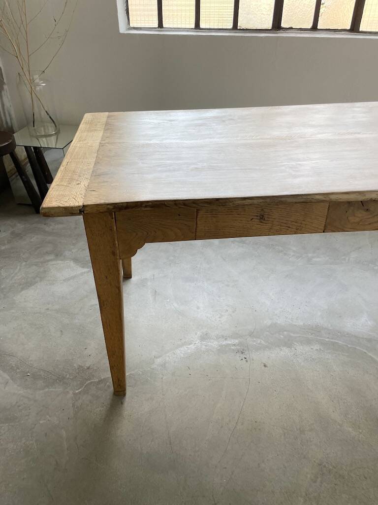Oak farm table 220 cm