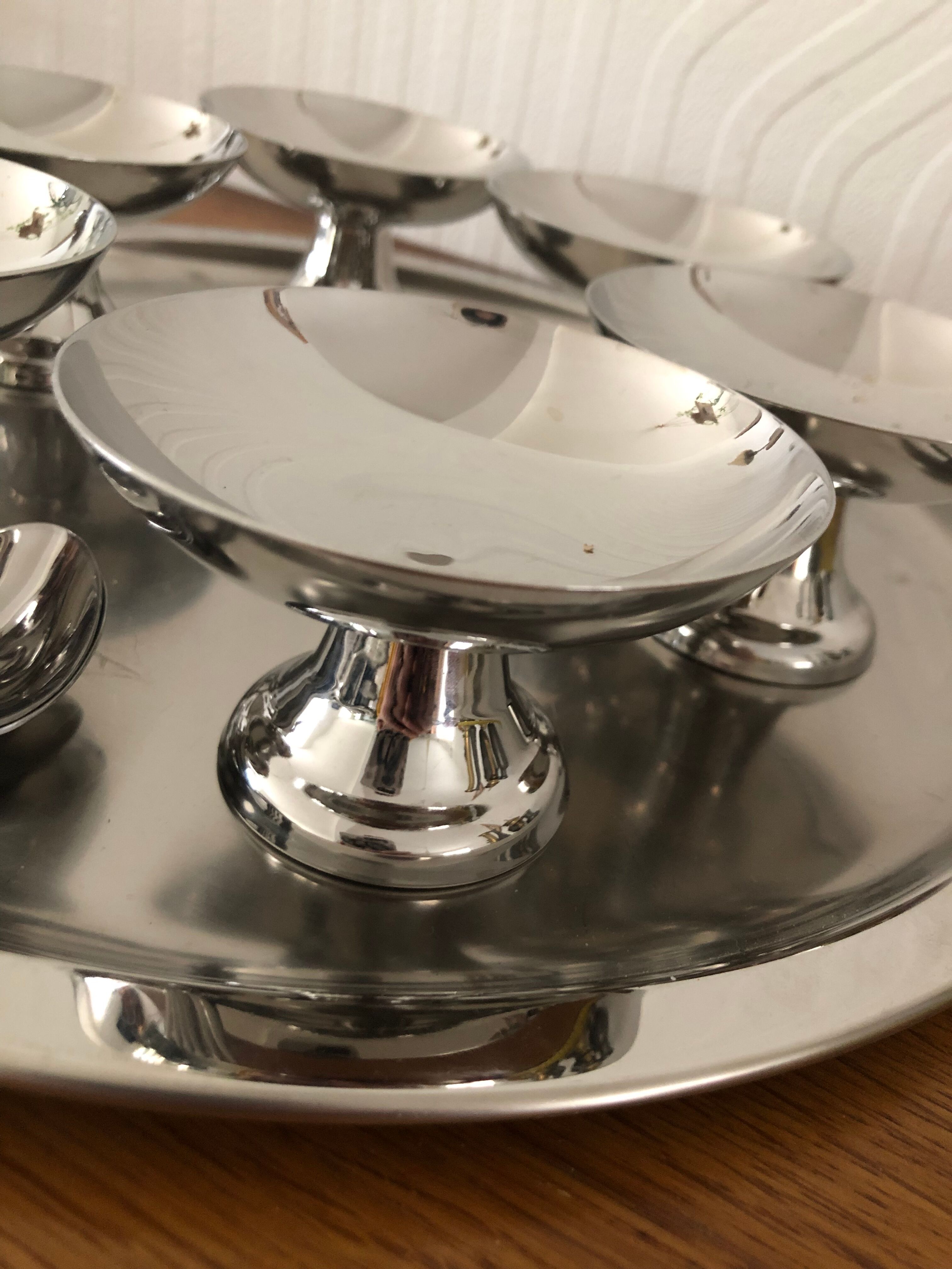 Guy Degrenne stainless steel ice set