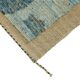 Handwoven Turkish Rustic 275 cm x 365 cm Blue Wool Carpet