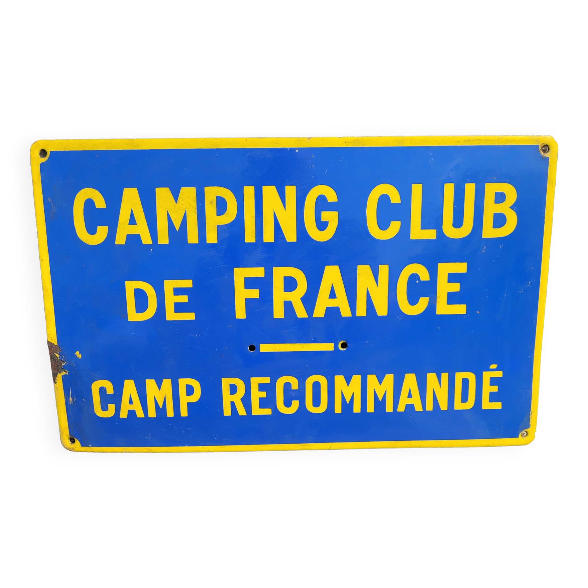 Plaque émaillée