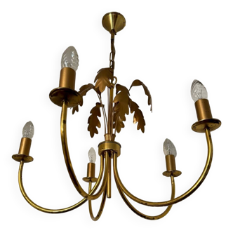 80s Hollywood Regency style chandelier