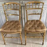 Old pair of theater chairs