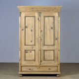 Solid Pine Wardrobe, 1920s
