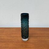 Brutalist Glass Bulb Vase Mid-Century Model F231 by Emil Funke for Gral