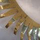Ceiling light model sun Italy 1960