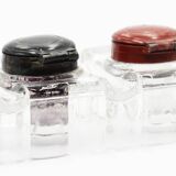 Former glass and Bakelite inkwell