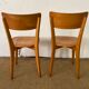 Paire de chaises en bois