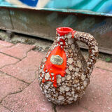Vallauris Vase Fat Lava