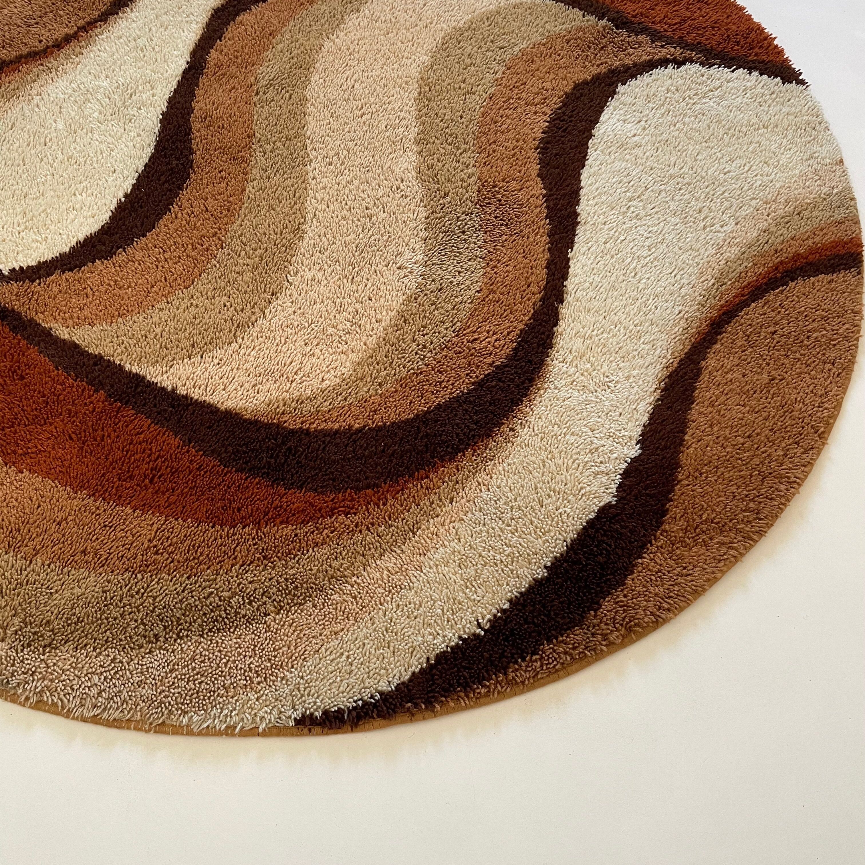 Vintage High Pile Rya rug by Prinstapijt Desso, Netherlands, 1970s