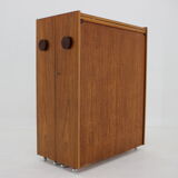 Teak folding bar by Johannes Andersen, Denmark 1960