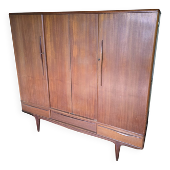 Armoire scandinave en teck, années 60
