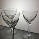 6 Val Saint Lambert crystal wine glasses model Nestor