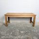 Slatted wooden bench