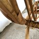 Rattan armchair with armrests - vintage 1960