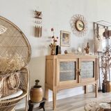 Console vitrée art déco