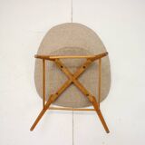 Fauteuil de salon 1960s Miroslav Navratil Shell , Tchécoslovaquie