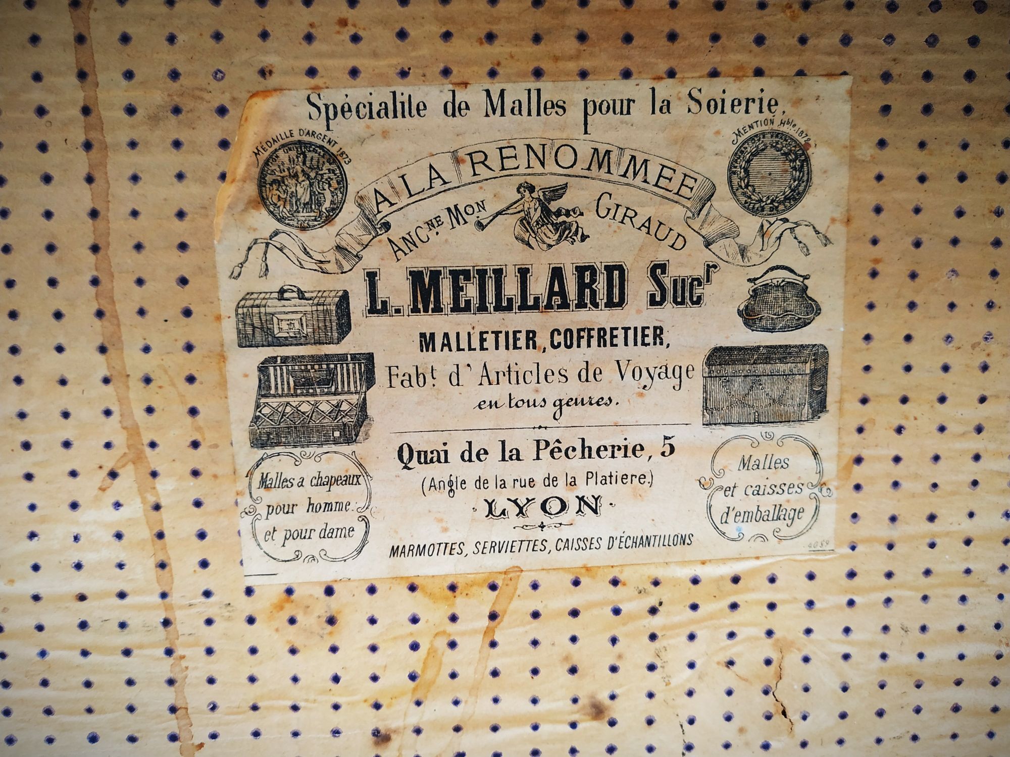 Bulging trunk late nineteenth, L. Meillard, Lyon