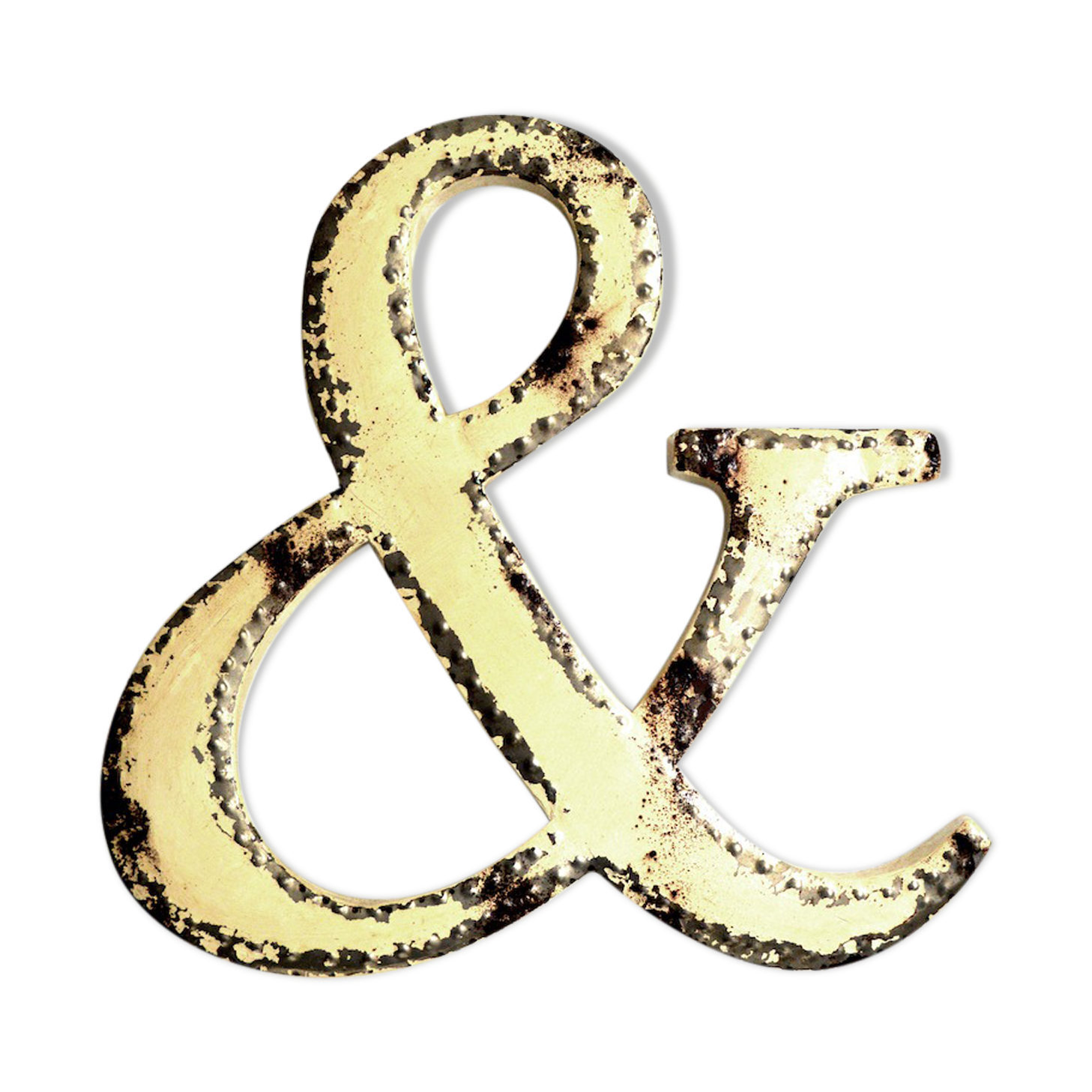 Symbole en aluminium