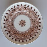 Longwy pedestal plate Henry II model
