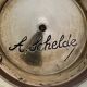Enameled brass bowl – piece signed by the artist A.Schelde