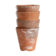 Lot de 4 pots en terre cuite