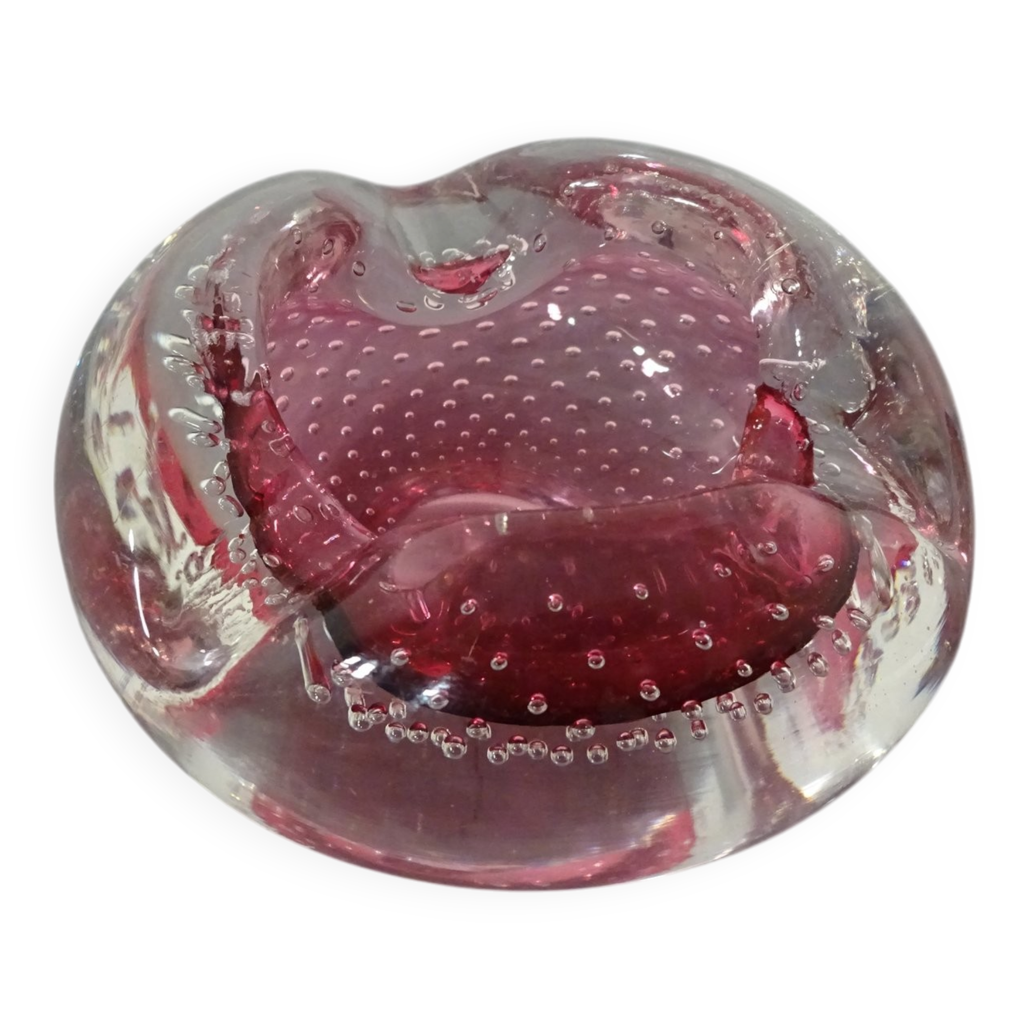 Italian Murano Glass Ashtrays, 1960s, Set of 2