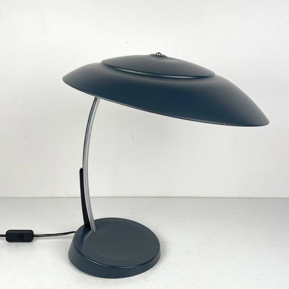 Mid-century grey desk lamp, USSR, 1972