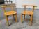 Paire de chaises lubke 1970