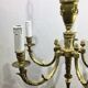 Louis XVI Bronze Chandelier 5 Lights