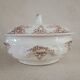 6 plates and vegetable iron earth Lunéville