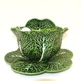 Large Soup Pot Cabbage Green